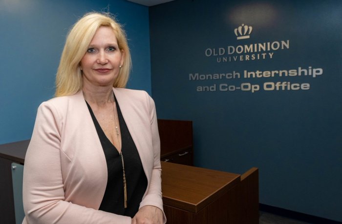 Woman at University office